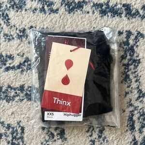 Thinx Black Hiphugger Underwear XXS
